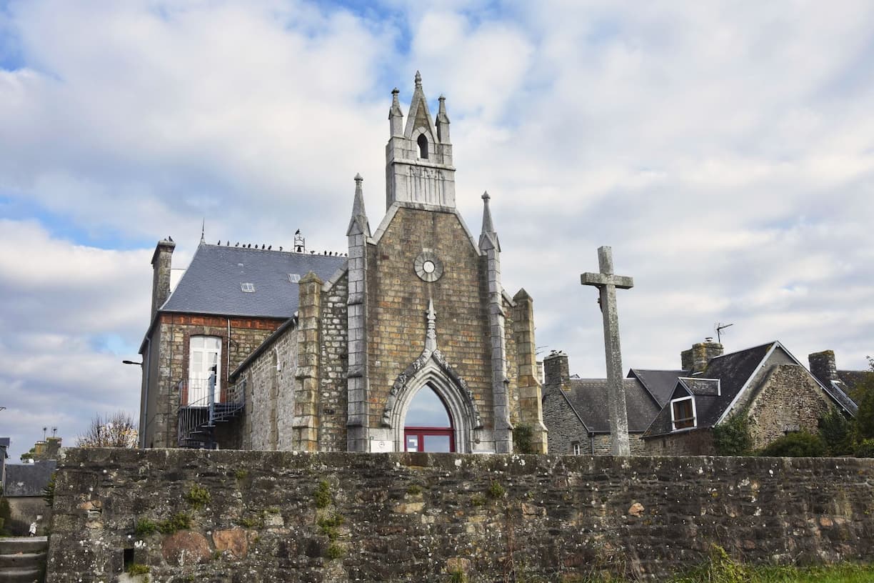 Normandie Genet dans la baie du Mont-Saint-Michel
