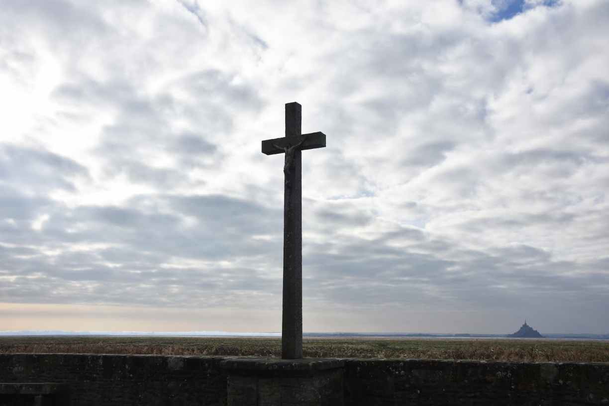 Normandie Genet dans la baie du Mont-Saint-Michel