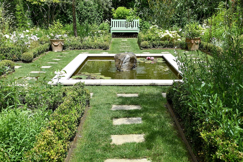 Normandie Pays d'Auge jardin zen Boutemont