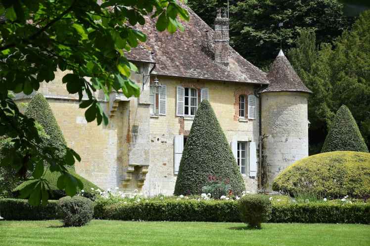Jardins du château de Boutemont en Normandie 