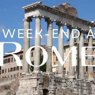 Colonnes du temple de Saturne à Rome