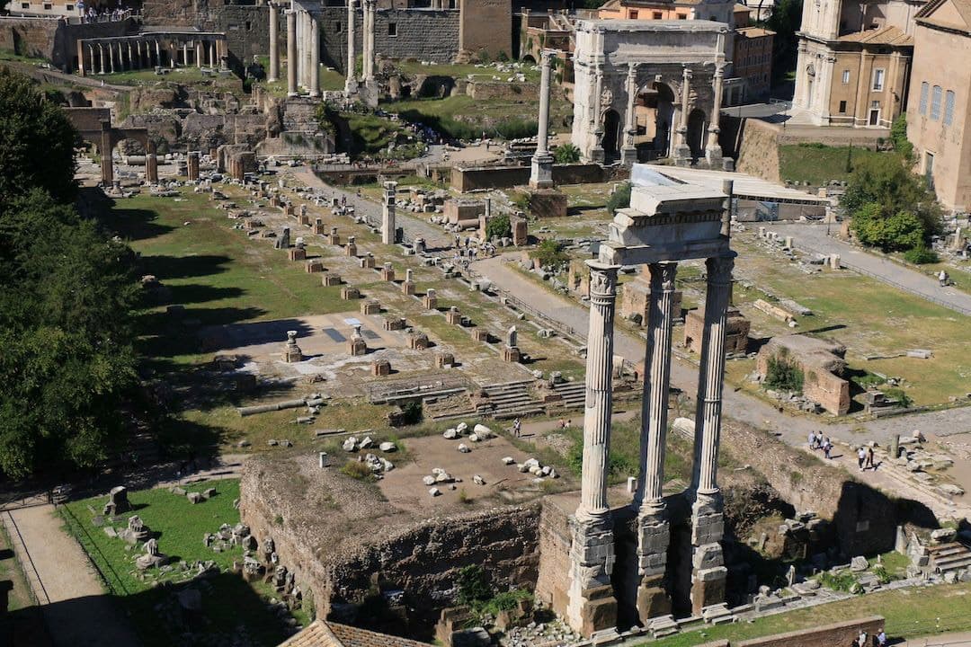 Rome le forum romain et la voie sacrée