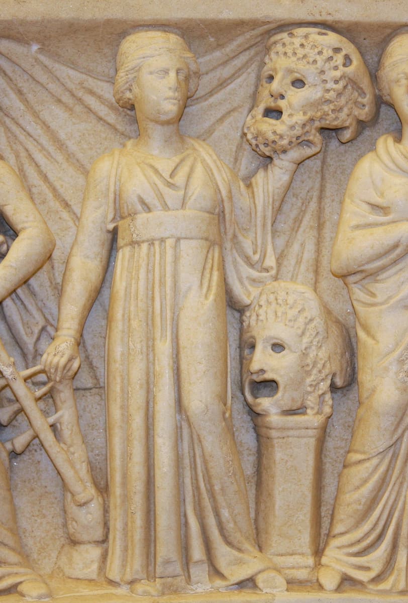 Monument funéraire au musée du Capitole à Rome