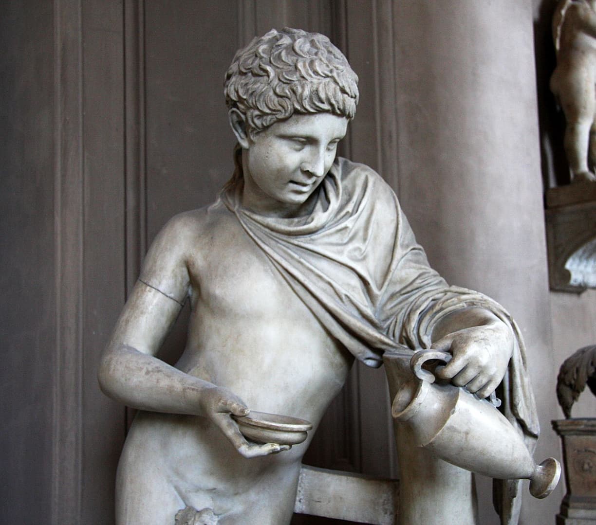 Rome statue d'enfant musées du Vatican