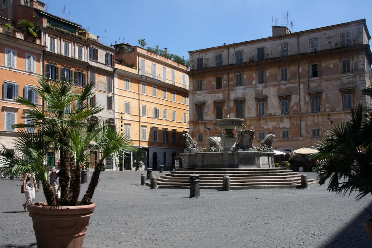 Rome Piazza Santa Maria in Trastevere