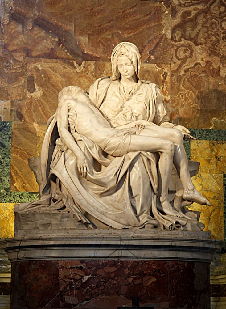 Rome basilique Saint-Pierre la Pieta de Michel-Ange