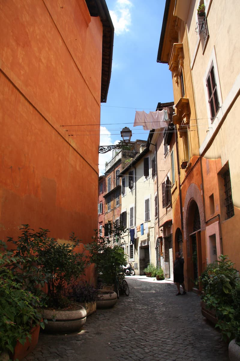 Rome : le Trastevere, ambiance de village aux petites rues