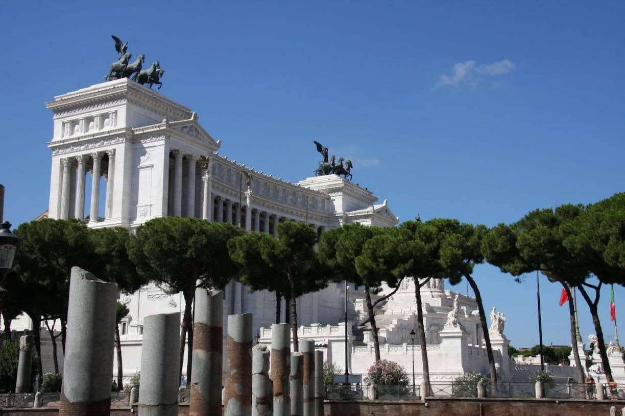 Rome le monument en hommage à Victor Emmanuel II