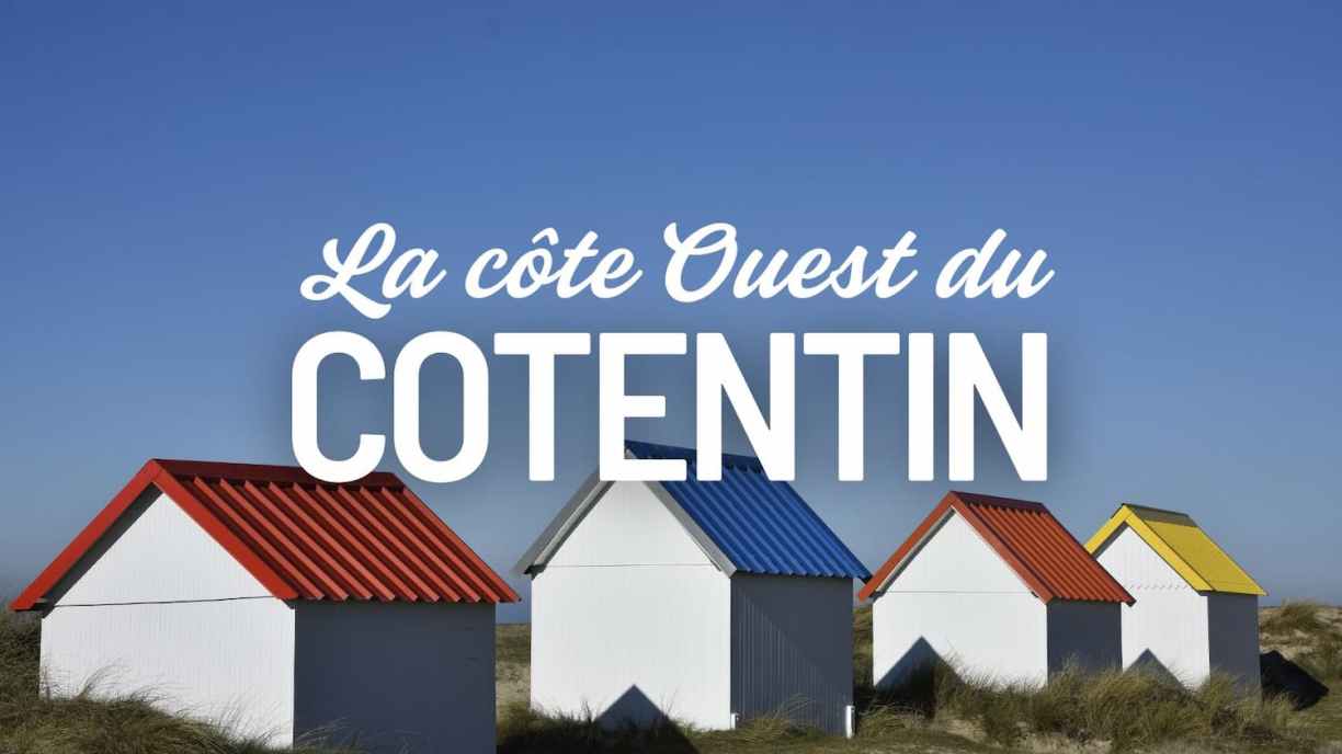 Les cabines de plage de Gouville-sur-Mer sur la route des havres