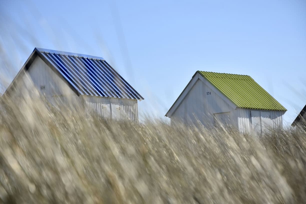 Normandie Gouville : les cabanes