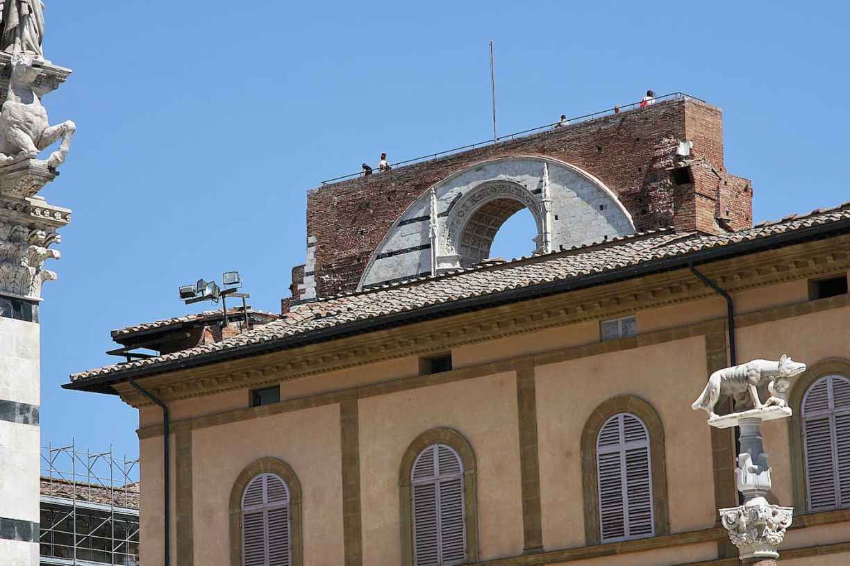 Sienne en Toscane chantier inachevé de la cathédrale