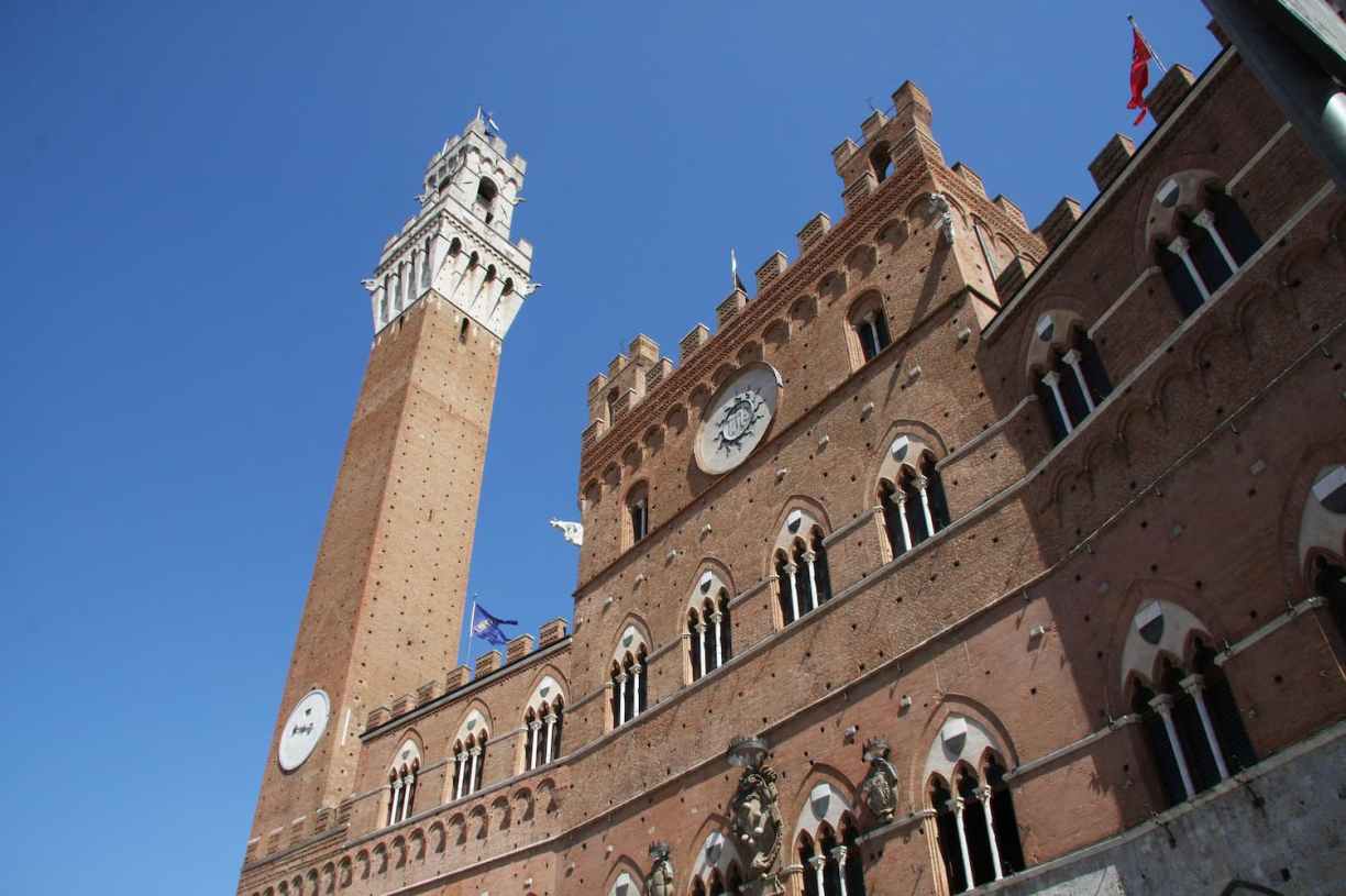 Sienne en Toscane : l'hôtel de ville le Palazzo Pubblico