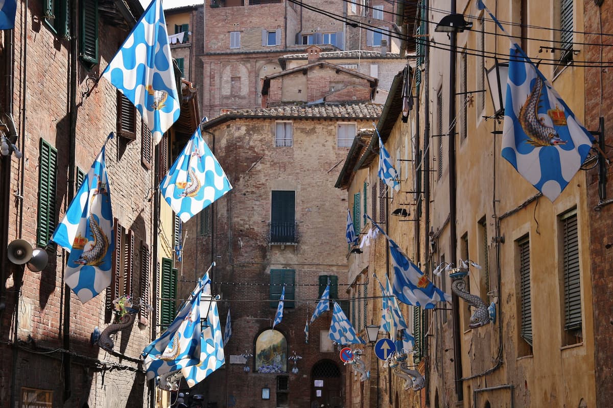 Sienne en Toscane le Palio
