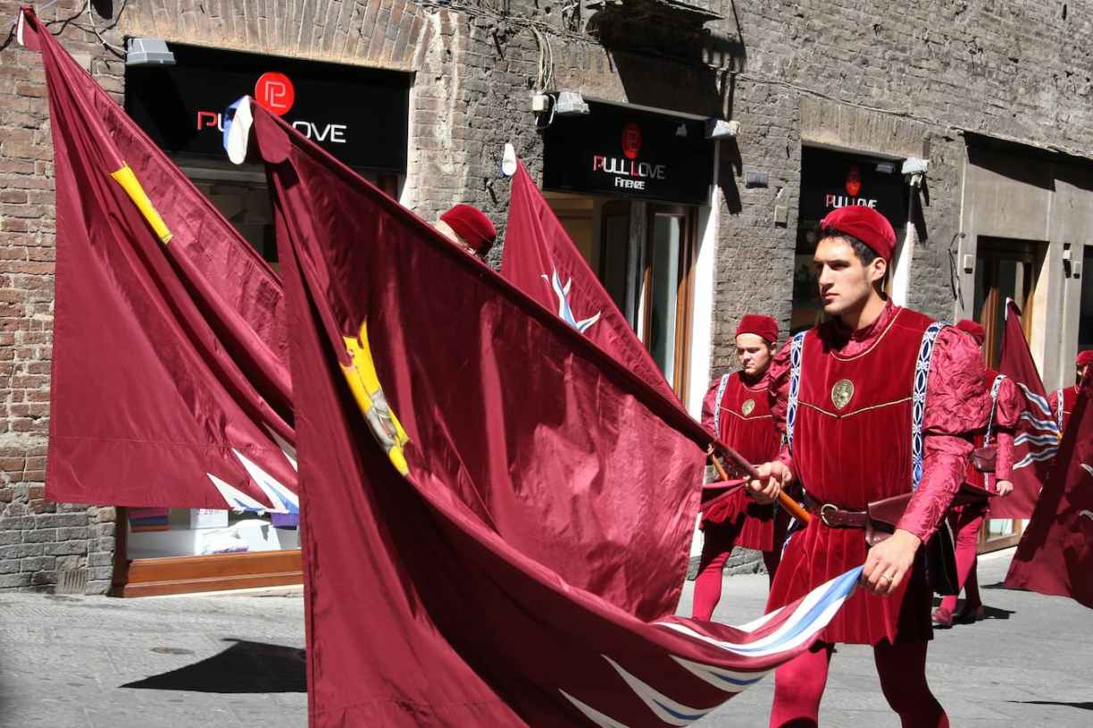 Sienne en Toscane : défilé du Palio