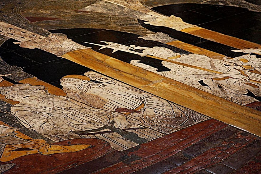 Italie Sol de marbre cathédrale de Sienne