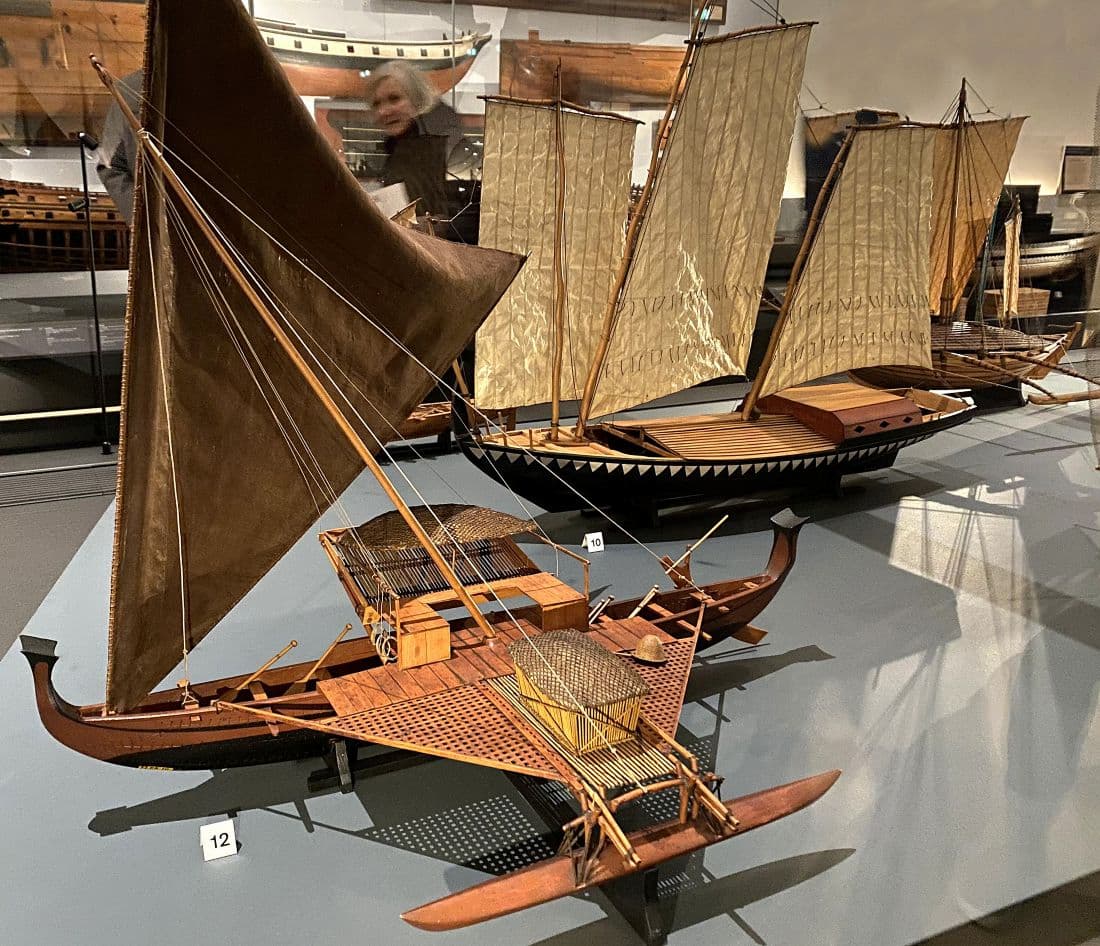 Prao, pirogue de voyage des iles du Pacifique