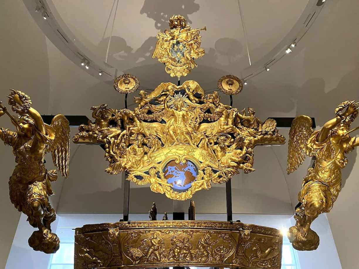 Paris - Musée de la Marine : décor de poupe de la galère Reale