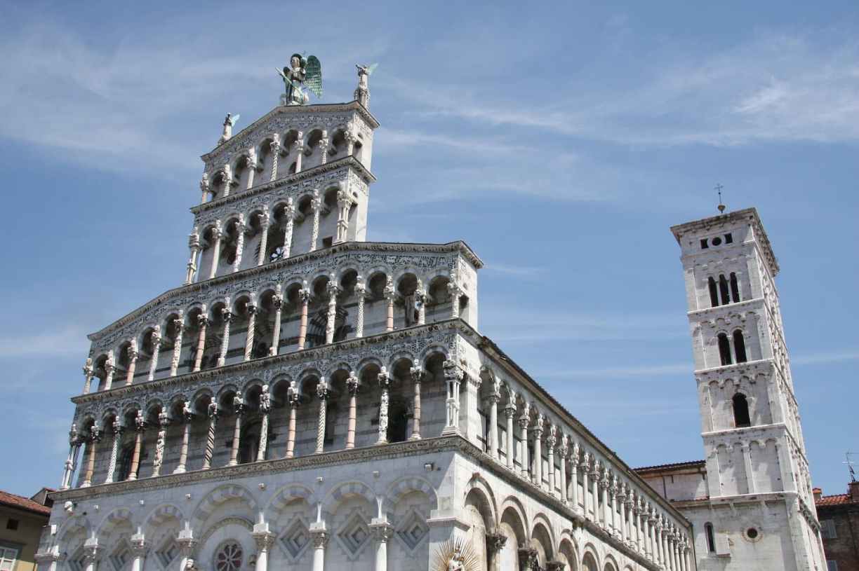 Lucca en Toscane : San Michele in Foro