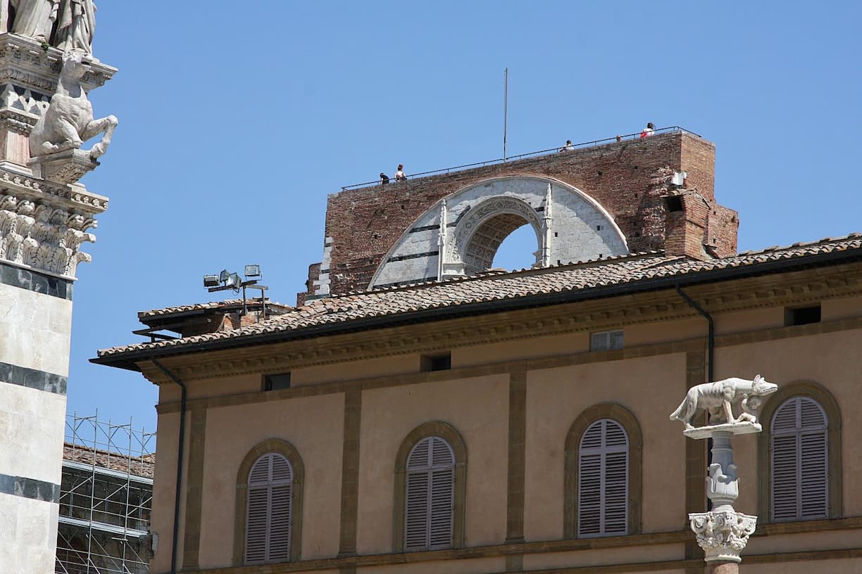 Italie Sienne chantier inachevé de la cathédrale