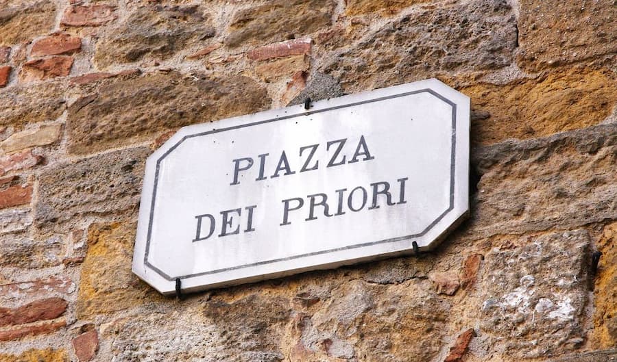Toscane Volterra : Piazza dei Priori