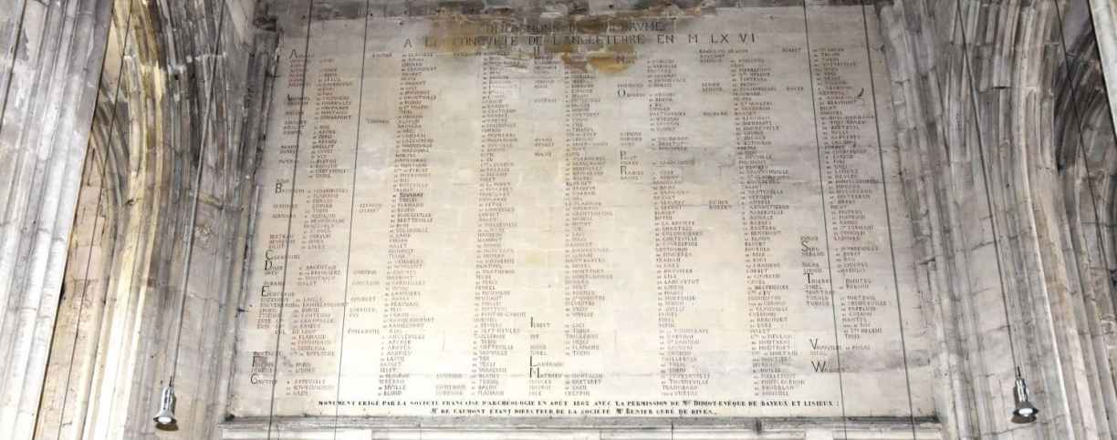 Dives-sur-mer église compagnons de Guillaume le Conquérant Normandie