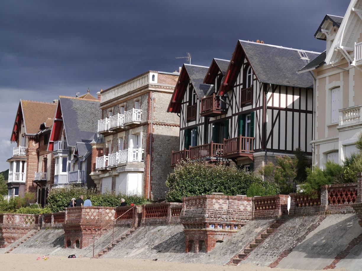 Les villas de Houlgate  en Normandie