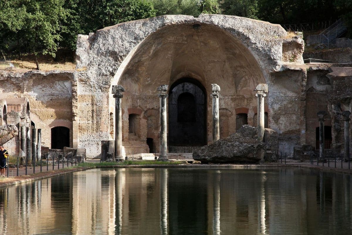 Rome Tivoli : villa Adriana le canope