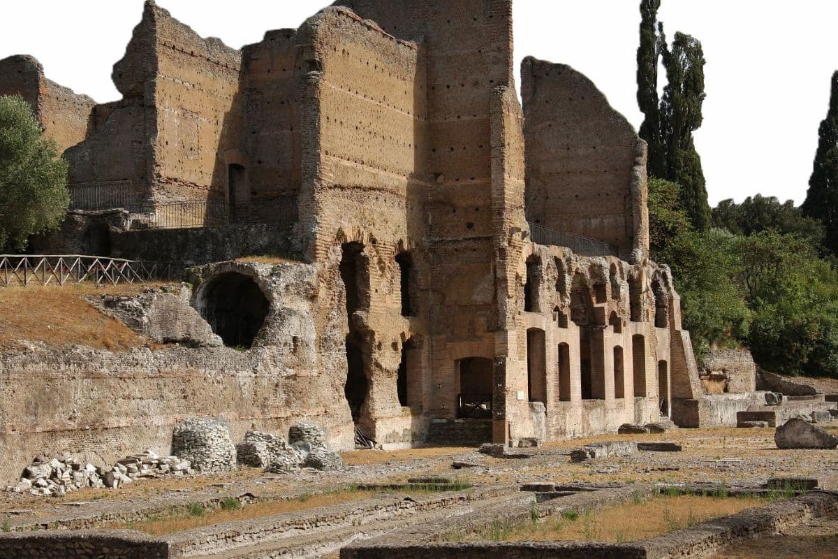 Rome Tivoli : villa d'Hadrien le palais