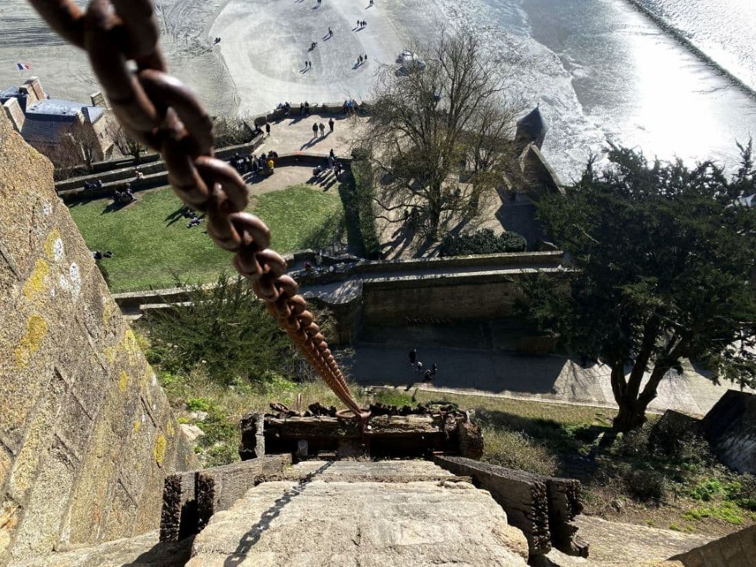 ossuaire des moines au Mont-Saint-Michel en Normandie