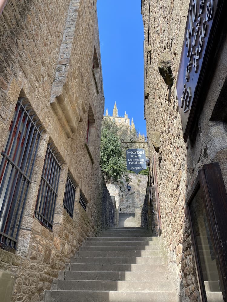 Escalier du Mont-Saint-Michel