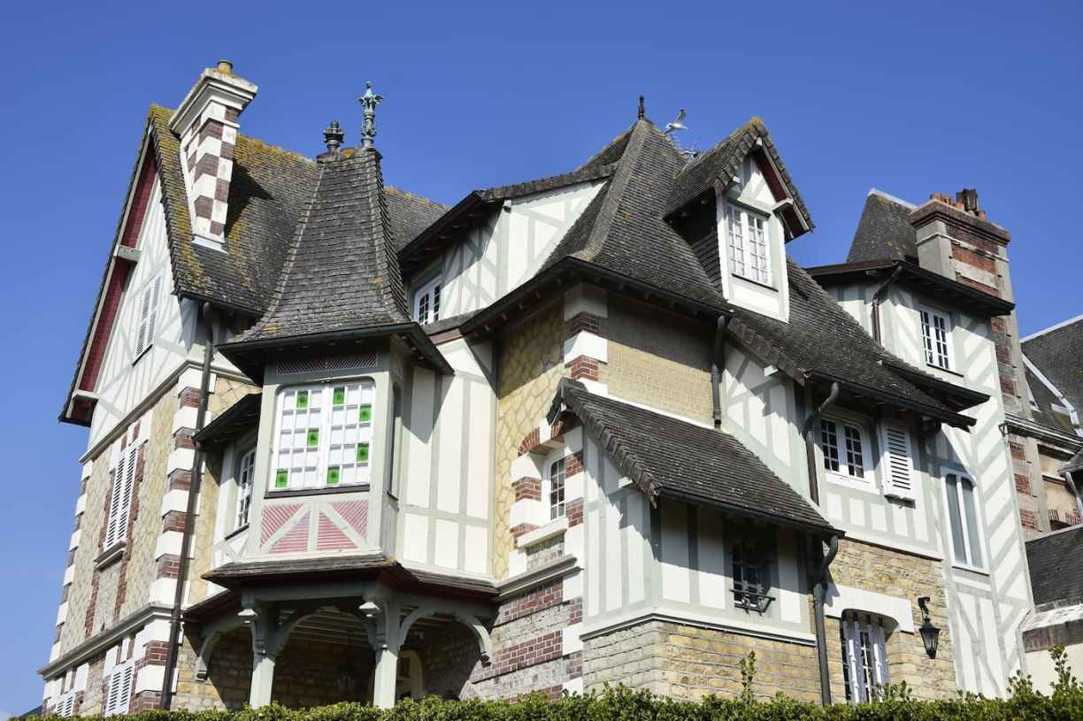 Villa art nouveau à Cabourg Normandie 