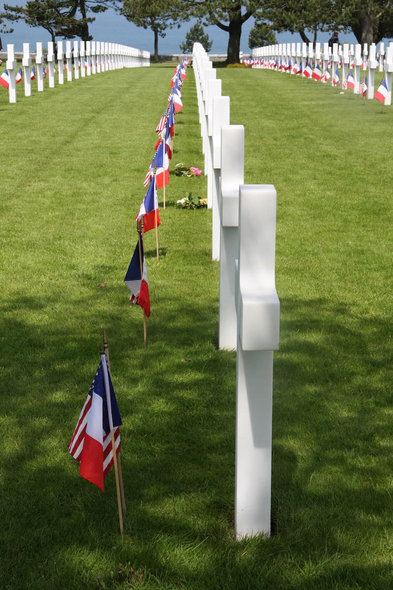 Débarquement de Normandie Omaha Beach cimetière américain Colleville