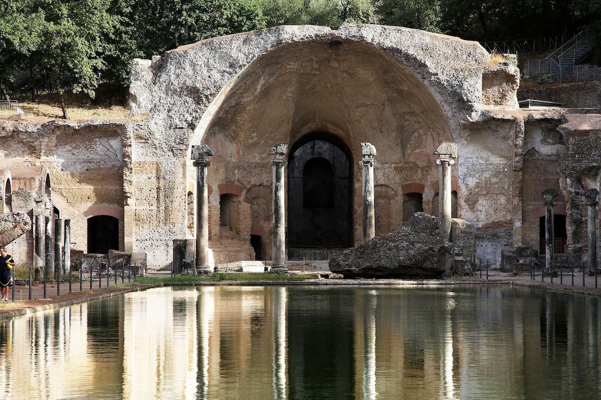 Rome Tivoli : villa Adriana le canope