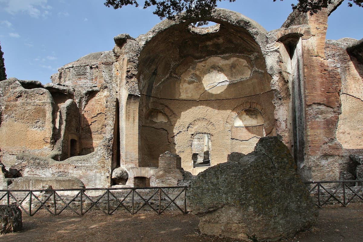 Rome Tivoli : villa Adriana thermes