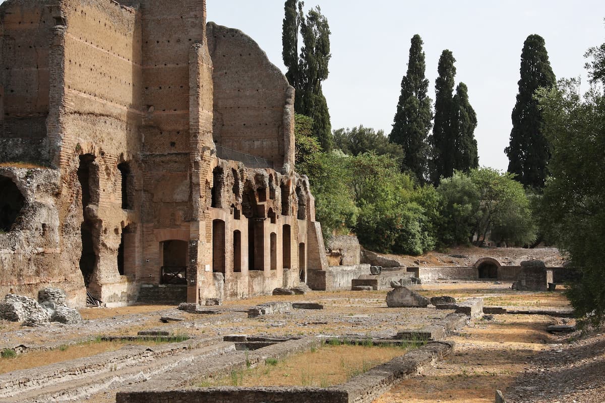 Rome Tivoli : villa d'Hadrien le palais