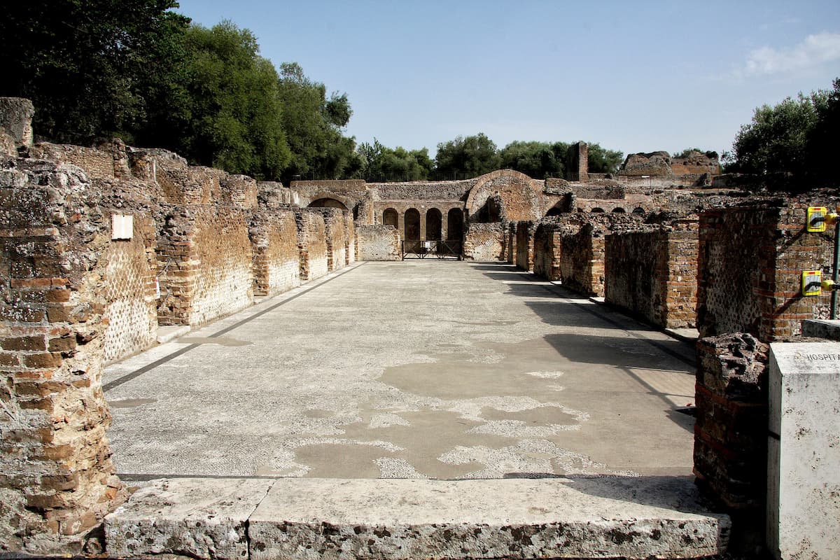 Rome Tivoli villa Adriana hospitalia pour les soldats
