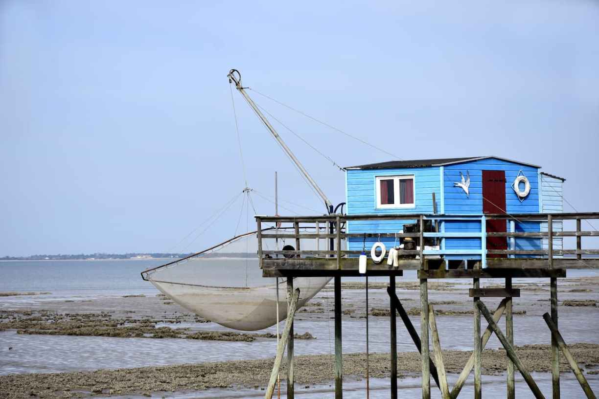 Ile Madame cabane bleue Charente-Maritime 