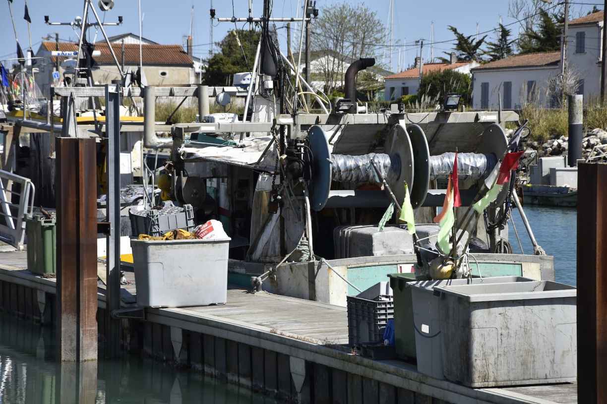 Charente-Maritime Oléron bateaux du chenal de Boyardville