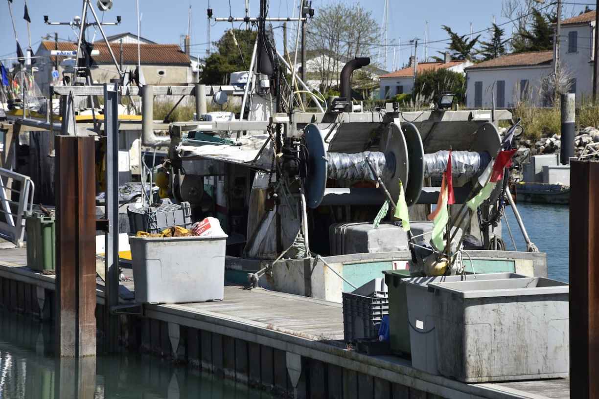 Charente-Maritime Oléron bateaux du chenal de Boyardville