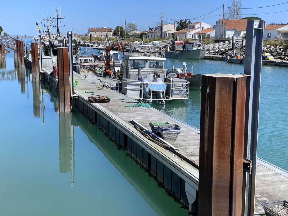 Charente-Maritime Oléron chenal de Boyardville
