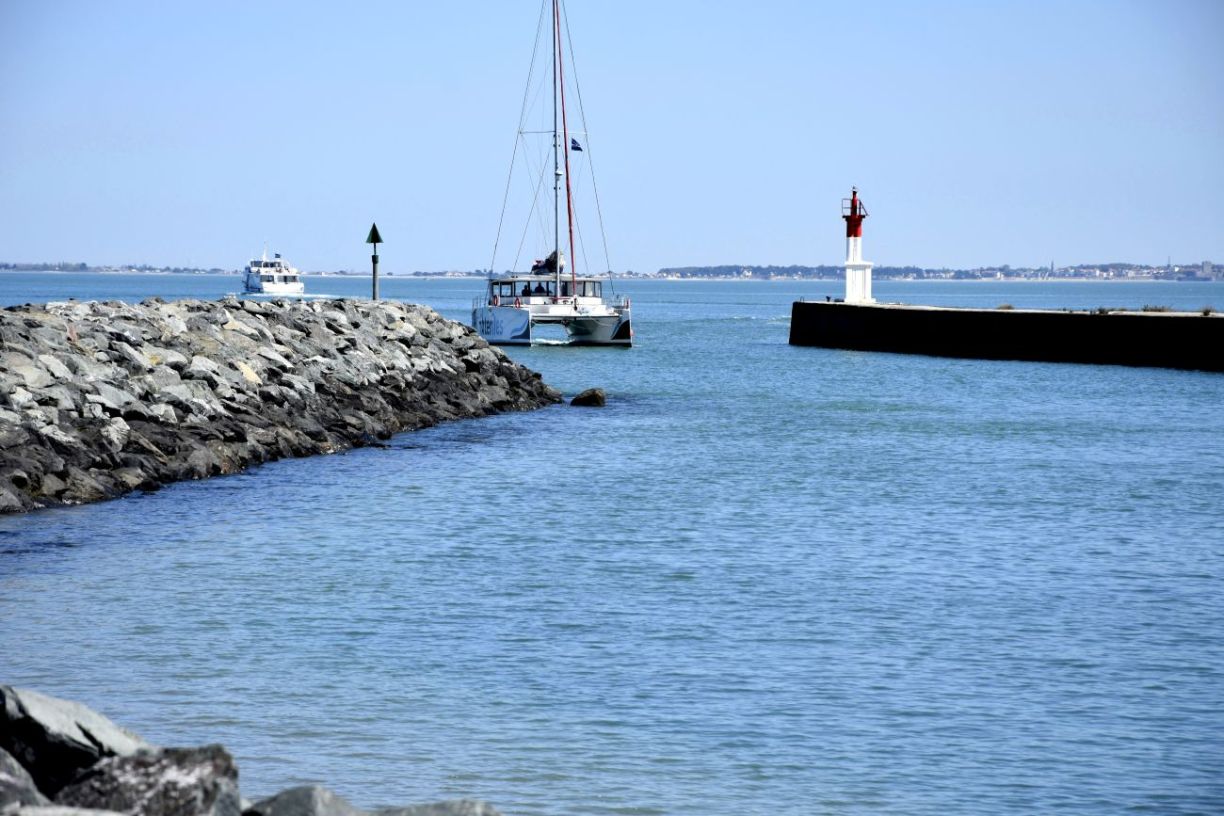 Oléron entrée du chenal de Boyardville Charente-Maritime 