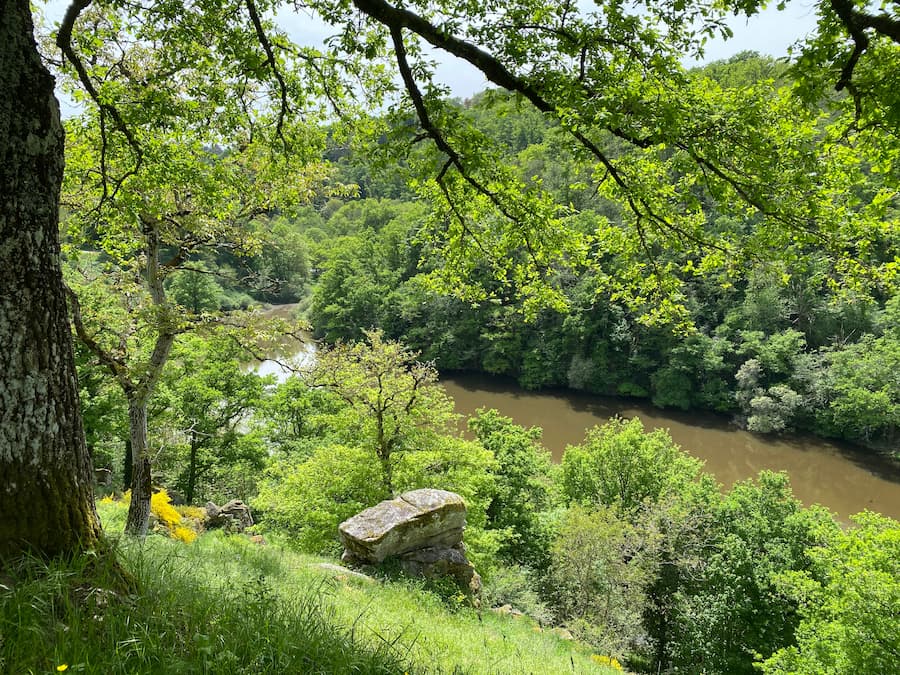 Creuse Château de Crozant rivière