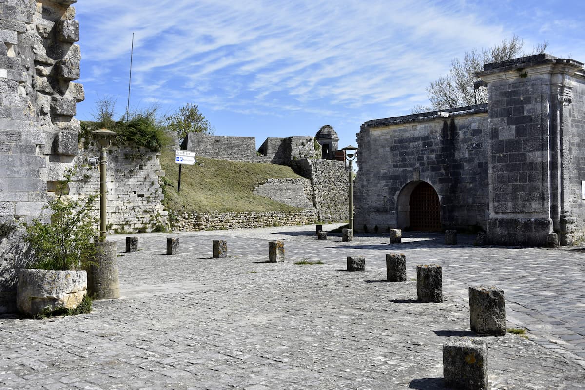 Entrée de la citadelle Vauban de Brouage Charente-Maritime 