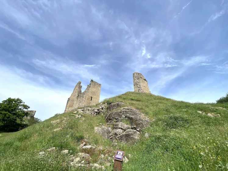 Creuse Château de Crozant ruines