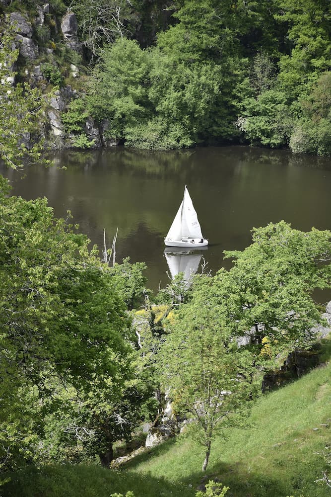 Creuse Château de Crozant voilier
