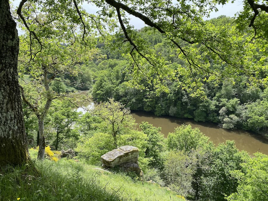 Creuse Château de Crozant rivière