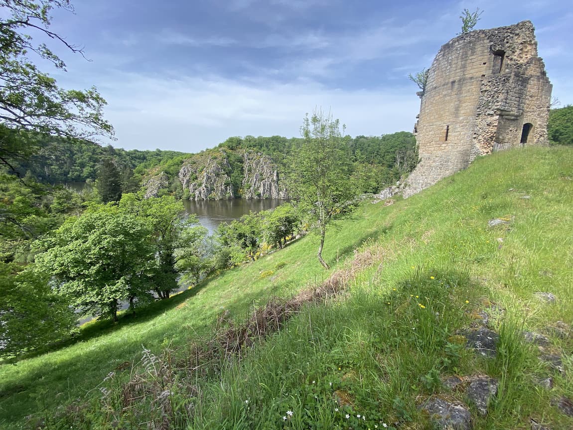 Creuse Château fort Crozant