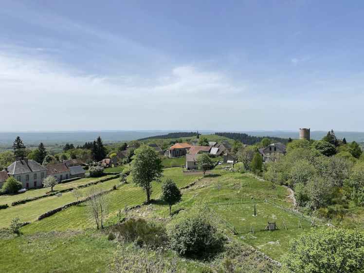 Creuse Toulx-Sainte-Croix panorama