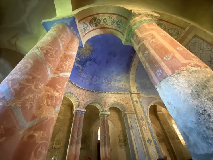 Creuse Peintures de l'église de Toulx-Sainte-Croix