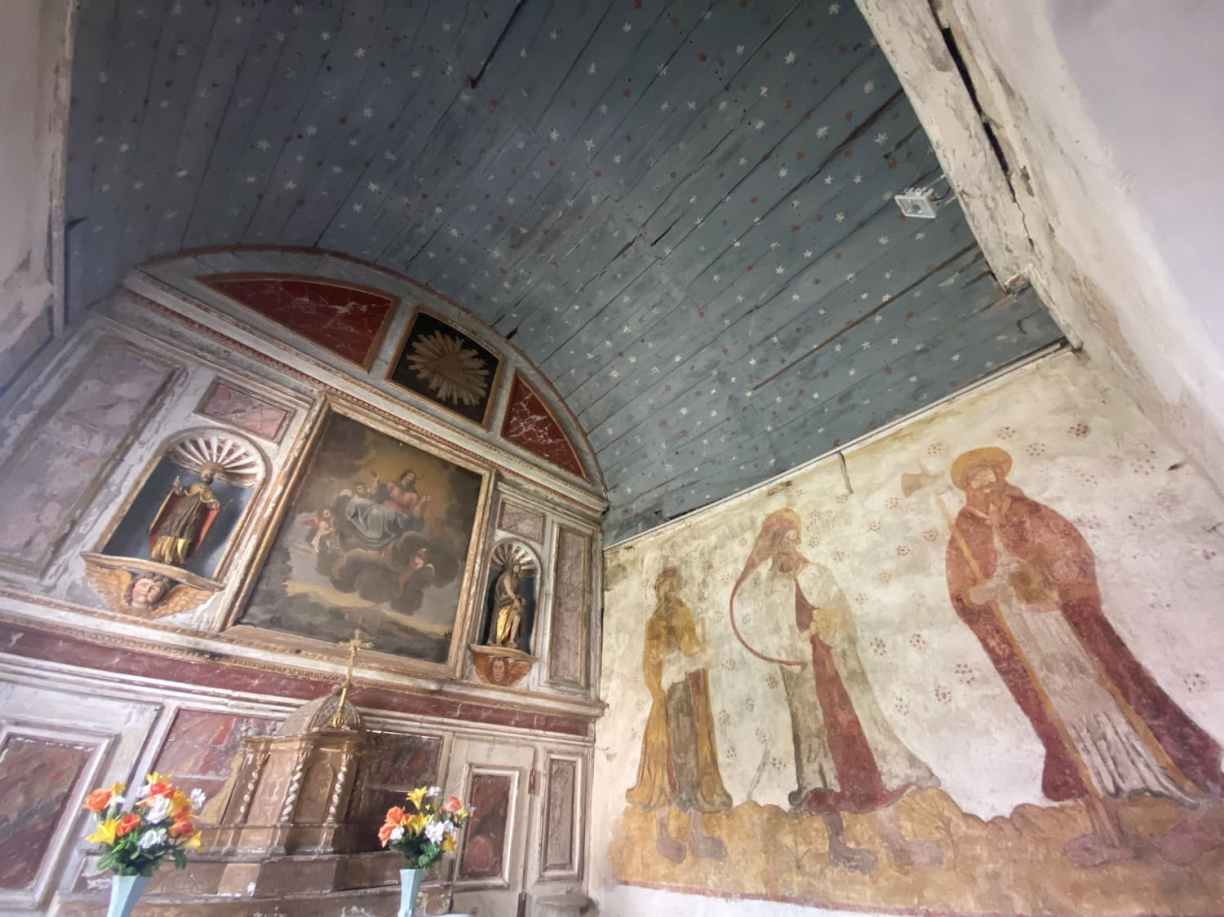 Fresques de la chapelle des Forges Gouzon Creuse
